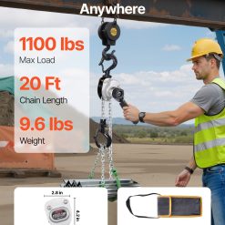 Alternative view of Manual Lever Chain Hoist 1/2T 500kg G80 Alloy