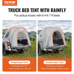 Alternative view of Truck Bed Tent 6.4-6.7 ft Waterproof PU2000mm