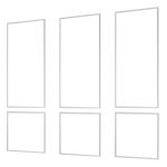 Wainscoting Panels Kit 3 Pack, Polystyrene, White