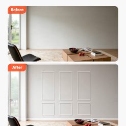 Wainscoting Panels Kit 3 Pack, Polystyrene, White 13 V952 QMSTJBYXTGGZEWL4Q001V0 02