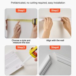 Wainscoting Panels Kit 3 Pack, Polystyrene, White 16 V952 QMSTJBYXTGGZEWL4Q001V0 05