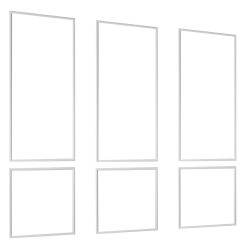 Wainscoting Panels Kit 3 Pack, Polystyrene, White 19 V952 QMSTJBYXTGGZEWL4Q001V0 08