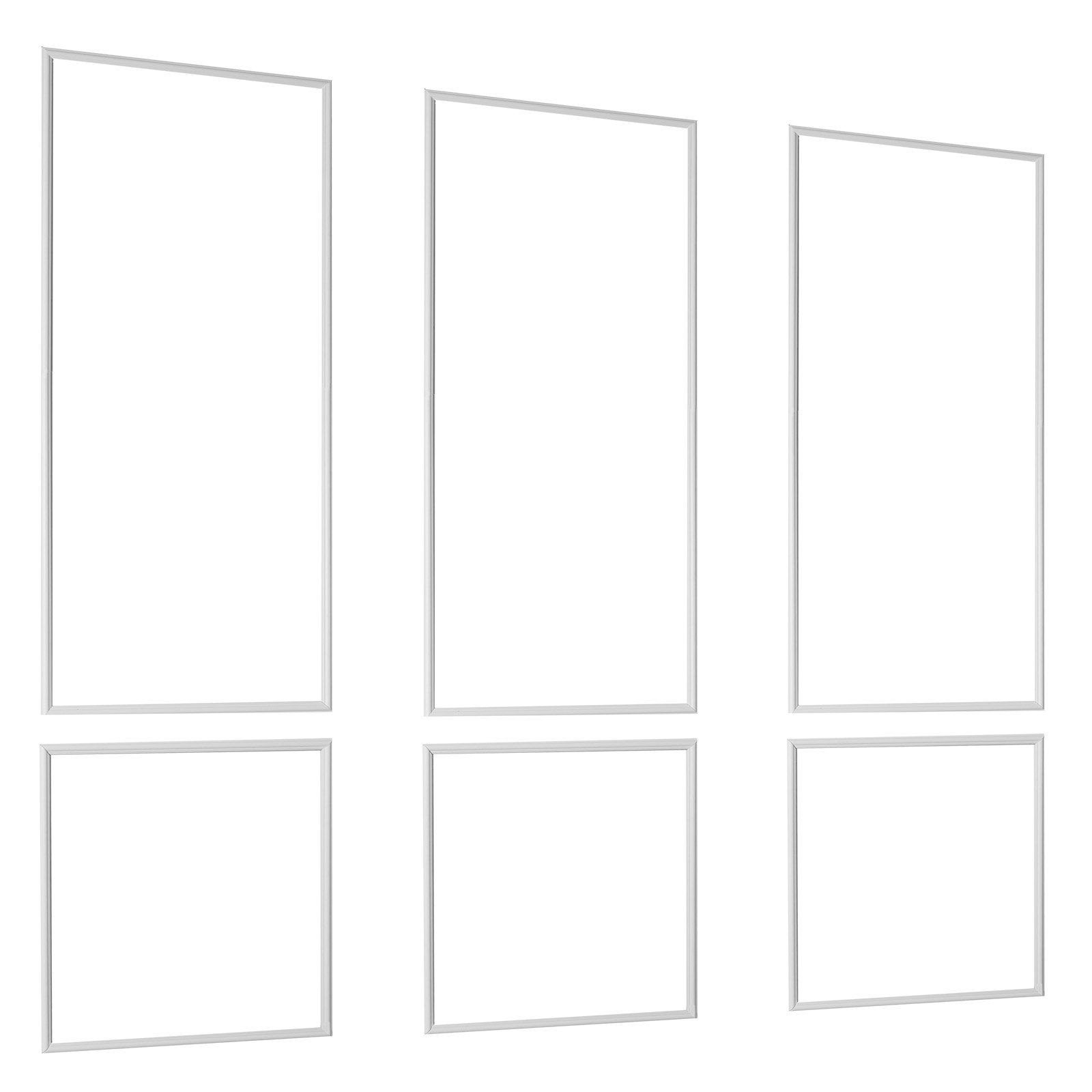 Wainscoting Panels Kit 3 Pack, Polystyrene, White 9 Wainscoting Panels Kit 3 Pack, Polystyrene, White - Image 9