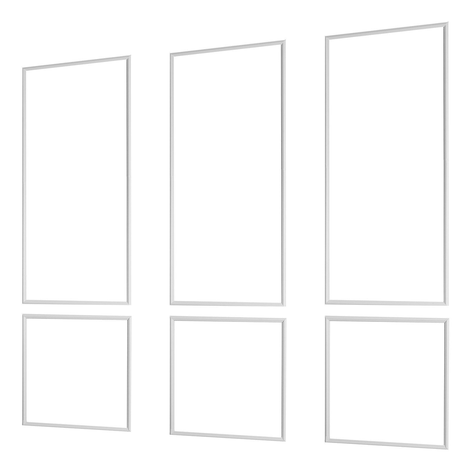 Wainscoting Panels Kit 3 Pack, Polystyrene, White 10 Wainscoting Panels Kit 3 Pack, Polystyrene, White - Image 10