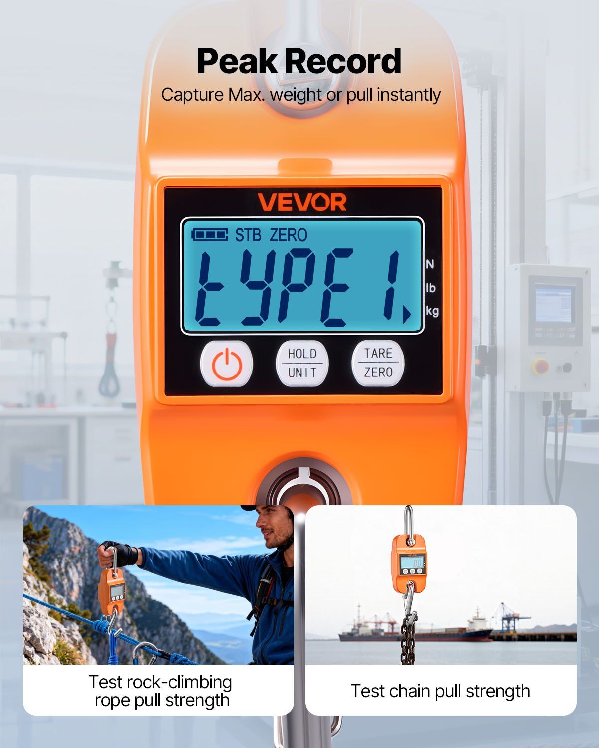 Digital Crane Scale 400 kg Handheld Hanging 4 Digital Crane Scale 400 kg Handheld Hanging - Image 4