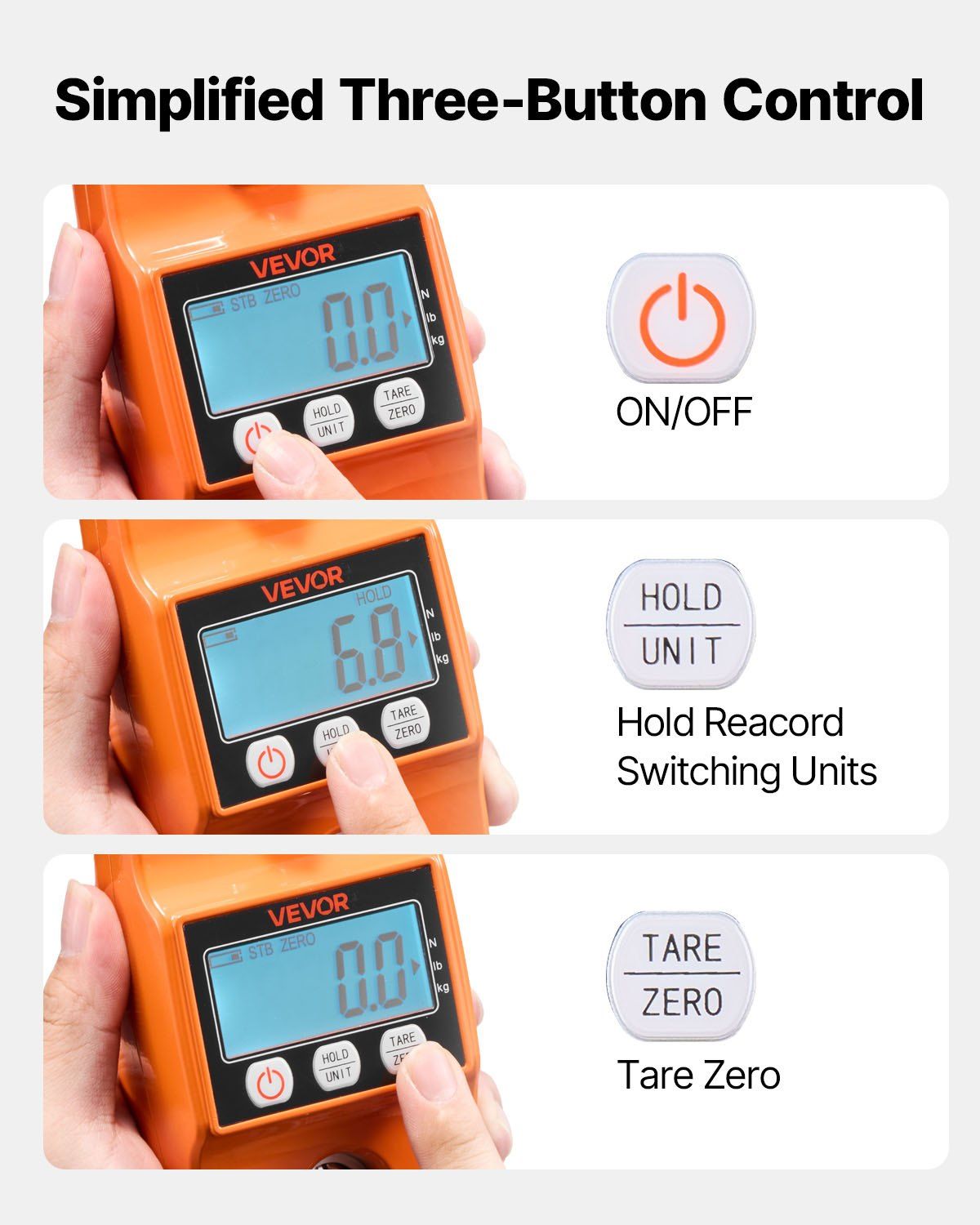 Digital Crane Scale 400 kg Handheld Hanging 6 Digital Crane Scale 400 kg Handheld Hanging - Image 6