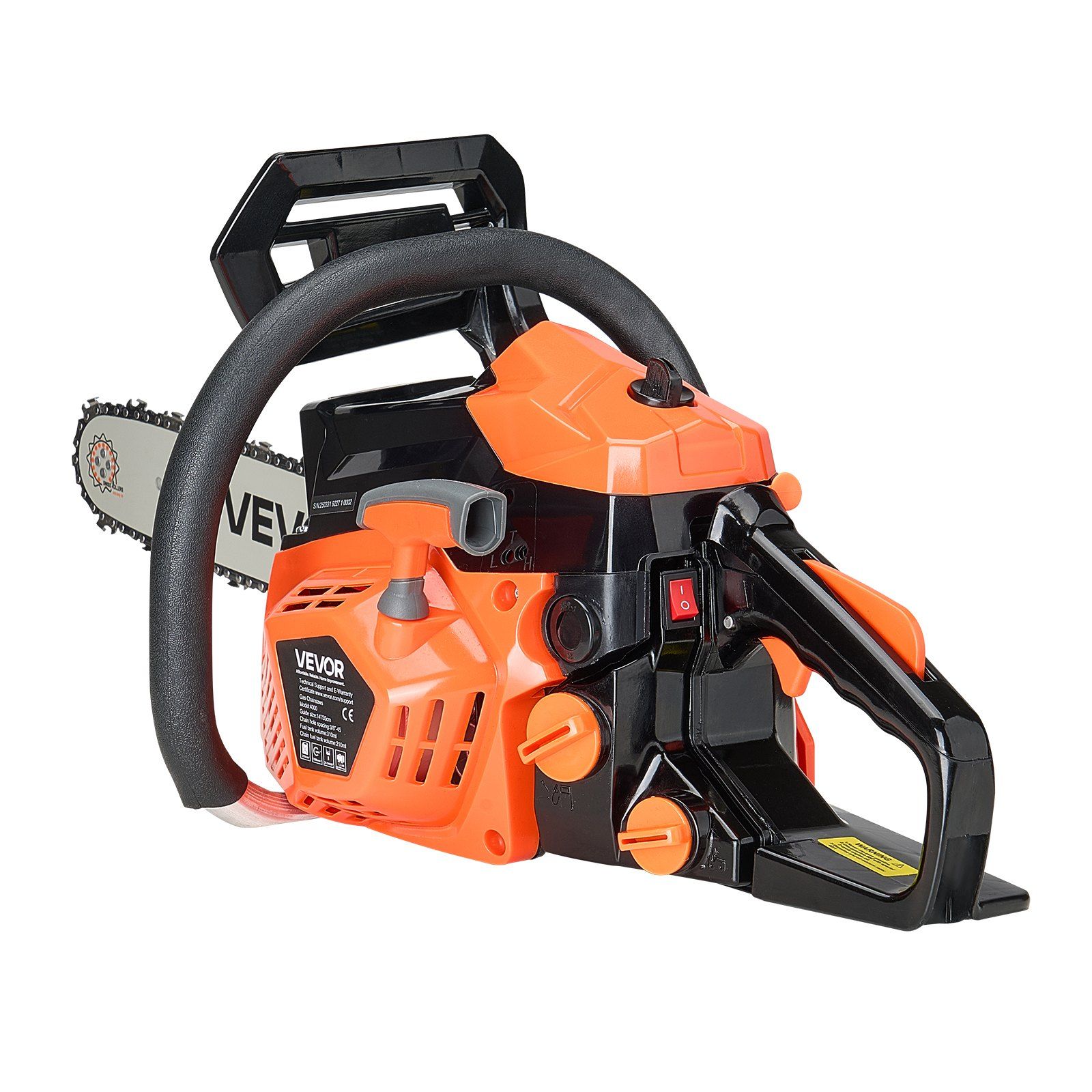 40 cc Gas Chainsaw, 355 mm Gas Powered Chainsaw, 1.3 kW Power Chain Saw with Non-Slip Handle, Gas-Powered Chainsaws with Dual Fuel Tanks, For Wood Cutting, Tree Trimming, and Land Clearing 11 40 cc Gas Chainsaw, 355 mm Gas Powered Chainsaw, 1.3 kW Power Chain Saw with Non-Slip Handle, Gas-Powered Chainsaws with Dual Fuel Tanks, For Wood Cutting, Tree Trimming, and Land Clearing - Image 11