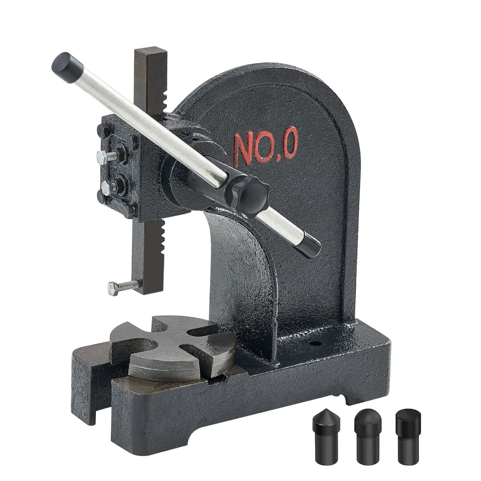 Manual Arbor Press, 0.5 Ton, Cast Iron 1 Manual Arbor Press, 0.5 Ton, Cast Iron