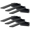 Heavy Duty Floating Shelf Brackets, Pack of 6, 72.6 kg Load Capacity