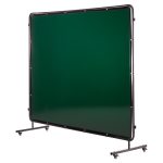 Welding Screen with Frame 3-Panel 1.74 x 2.34m Dark Green