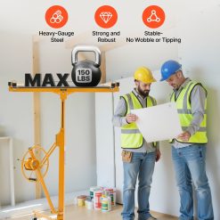 Alternative view of Drywall lift 3353mm telescoping with lockable wheels