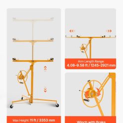 Drywall lift 3353mm telescoping with lockable wheels 13 V952 SPSJJHS95FT1QDU00001V0 02