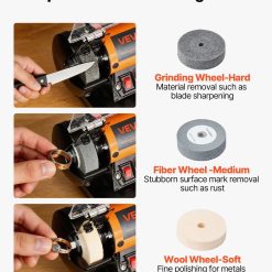Bench Buffer Polisher with Variable Speed, 100-Piece Accessory Kit 12 V952 STPGJWSDJ328B4CUJ001V3 01