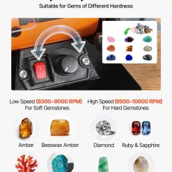 Bench Buffer Polisher with Variable Speed, 100-Piece Accessory Kit 14 V952 STPGJWSDJ328B4CUJ001V3 03
