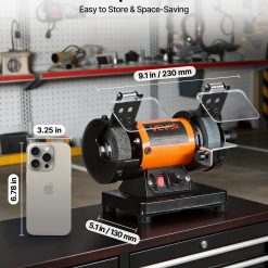 Bench Buffer Polisher with Variable Speed, 100-Piece Accessory Kit 15 V952 STPGJWSDJ328B4CUJ001V3 04