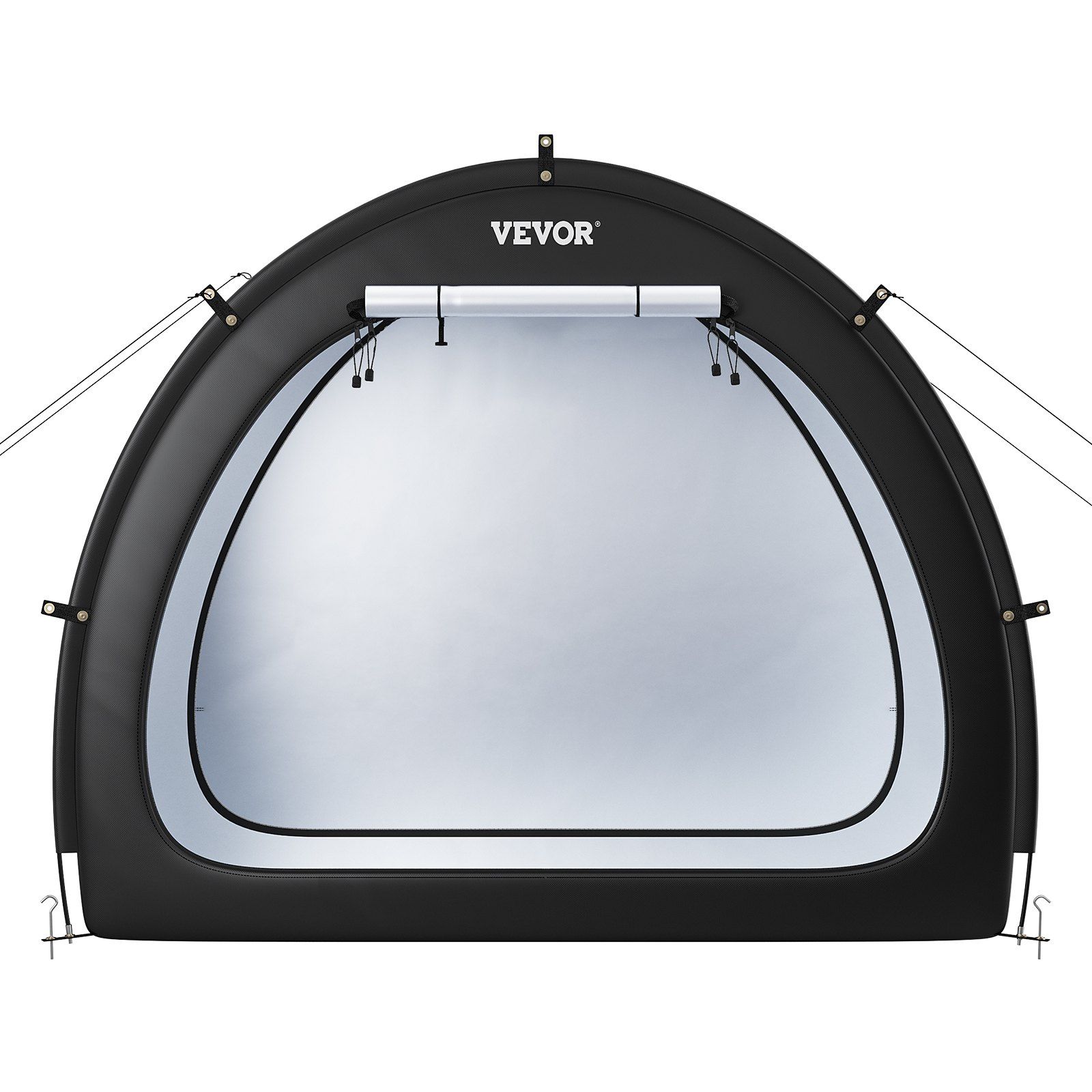Bike Storage Tent, 1 to 2 Bikes, Outdoor Spacious Bike Storage Tent with Ventilated Window, Waterproof Fan-Shaped Bike Tent with High Strength Fiberglass & Dual Zippers, Fit for Bicycle 11 Bike Storage Tent, 1 to 2 Bikes, Outdoor Spacious Bike Storage Tent with Ventilated Window, Waterproof Fan-Shaped Bike Tent with High Strength Fiberglass & Dual Zippers, Fit for Bicycle - Image 11