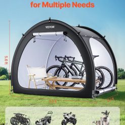 Alternative view of Bike storage tent for 4-5 bicycles with waterproof cover