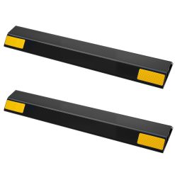 Parking stopper 446 mm, 2 piece heavy duty garage floor