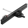 Precision Miter Gauge, Standard Slot 19 x 9.5 mm, Aluminum Alloy Table Saw Miter Gauge with 61 cm Grating 15 Angle Stops Adjustable Spring Loaded Plunger and Removable Disc, for Woodworking