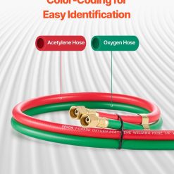 Oxygen Acetylene Twin Hose 15FT 1/4-Inch 300PSI 15 V952 TJYYGHJRGMG1I4T63V0 04