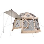 Pop-up Screen Tent Gazebo 3.6 x 3.6 m, 8–10 Person