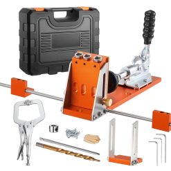 Pocket Hole Jig Kit, 12.7–38.1 mm Adjustable, Woodworking
