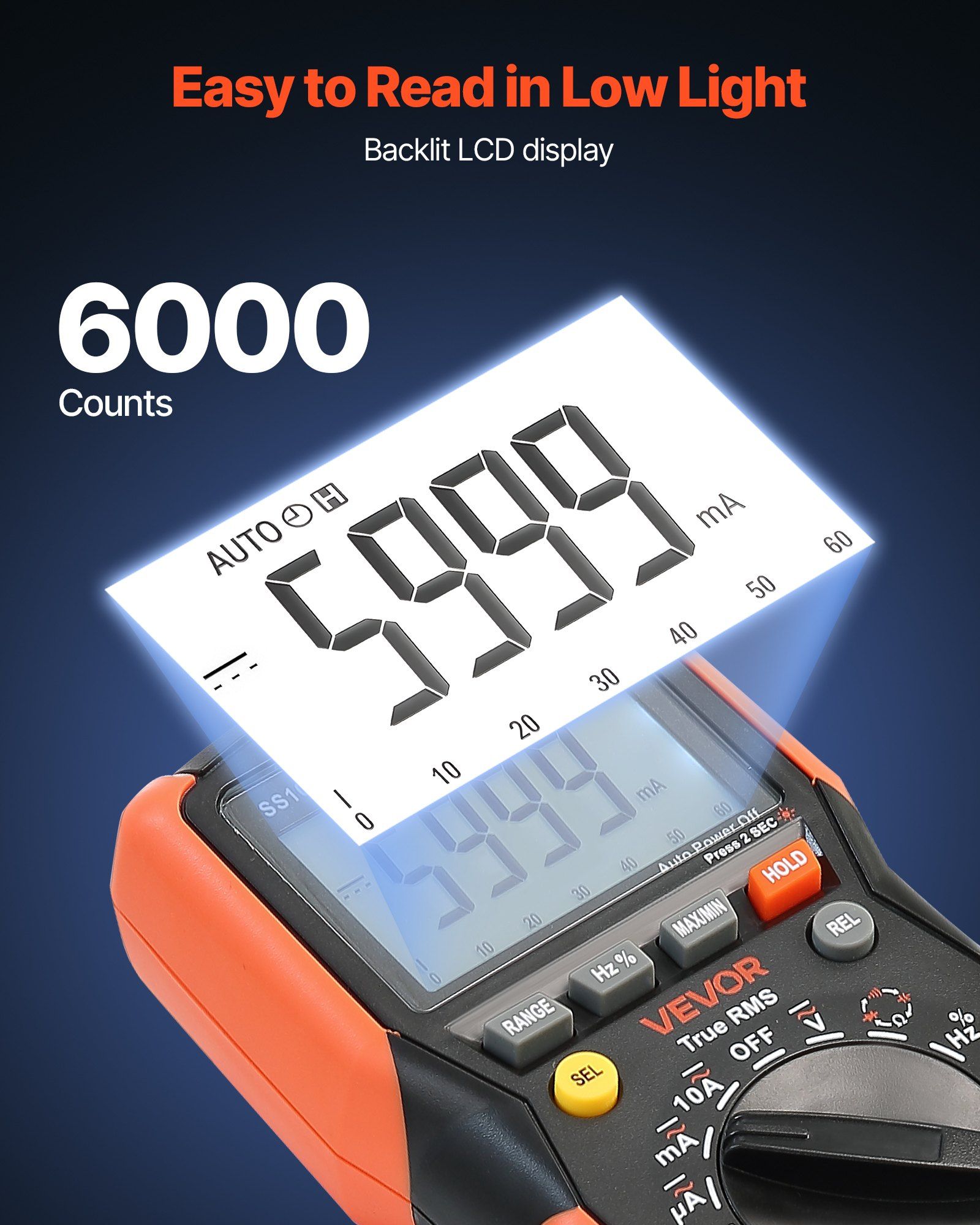 Digital Multimeter 6000-Count TRMS Auto-Ranging 3 Digital Multimeter 6000-Count TRMS Auto-Ranging - Image 3
