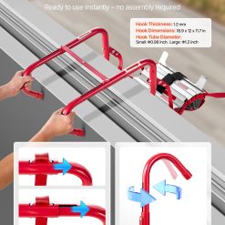 Alternative view of Fire Escape Ladder 3-Story 7.62m Retractable Aluminum