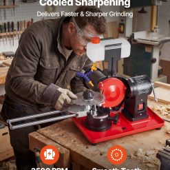 Alternative view of Circular Saw Blade Sharpener 370W with Water Tank 125mm Wheel