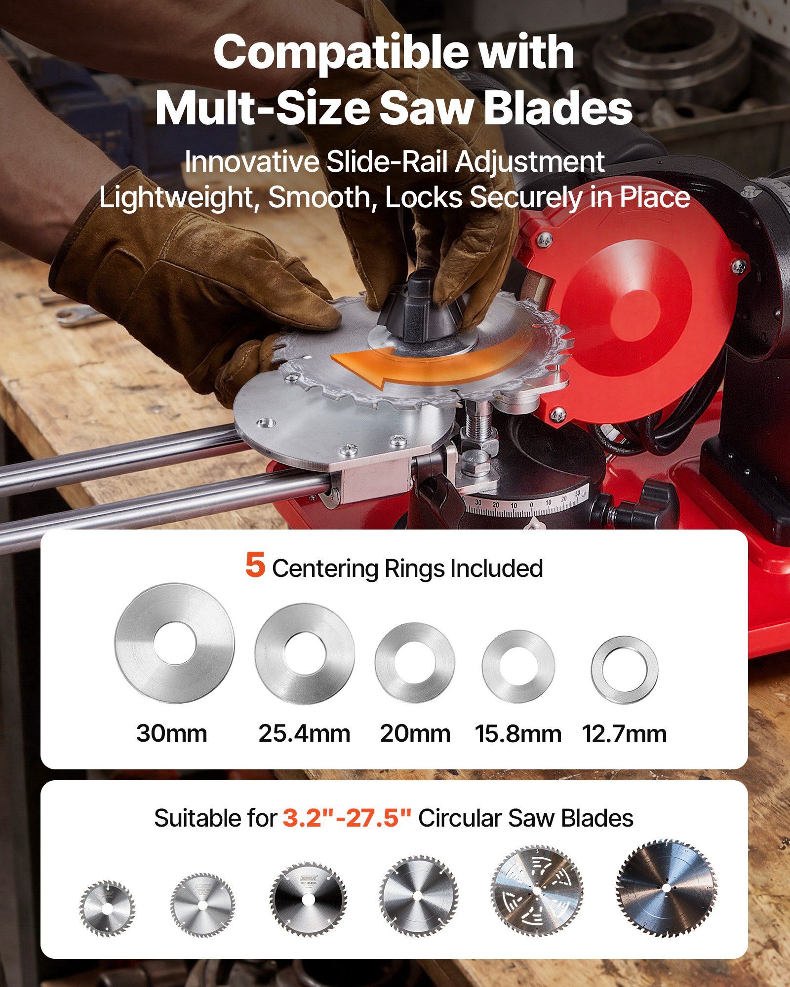 Circular Saw Blade Sharpener 370W with Water Tank 125mm Wheel 4 Circular Saw Blade Sharpener 370W with Water Tank 125mm Wheel - Image 4