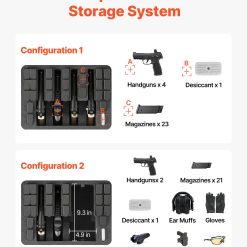 Alternative view of Hardcase Pistol Storage Box 404x319x192mm TSA Compliant