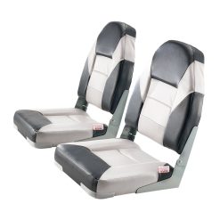 Folding Boat Seat with High Backrest and Thickened Cushion