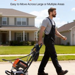 Stand Airless Paint Sprayer, 950W, 3300PSI High Pressure Airless Sprayer with Cart, Cleaning Brush, Hose, Extension Rod, Nozzles, Electric Spray Paint Machine for Interior or Exterior of House 17 V952 ZSSPTJ900W04UXQUL001V3 06