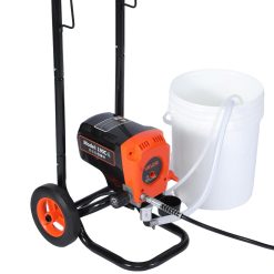 Stand Airless Paint Sprayer, 950W, 3300PSI High Pressure Airless Sprayer with Cart, Cleaning Brush, Hose, Extension Rod, Nozzles, Electric Spray Paint Machine for Interior or Exterior of House 19 V952 ZSSPTJ900W04UXQUL001V3 08