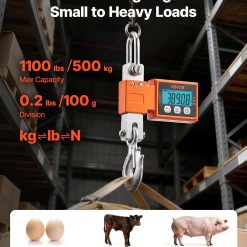 Alternative view of Digital Crane Scale 500 kg Heavy Duty Industrial Hanging