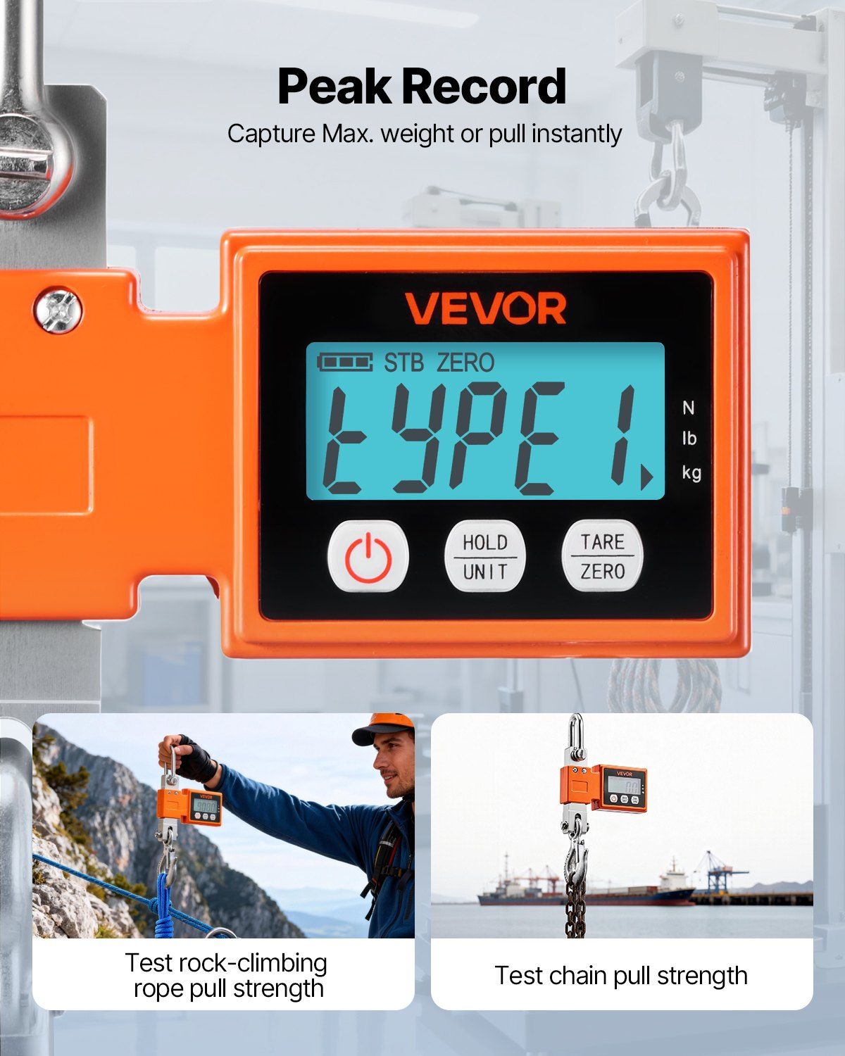 Digital Crane Scale 500 kg Heavy Duty Industrial Hanging 4 Digital Crane Scale 500 kg Heavy Duty Industrial Hanging - Image 4