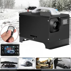 Alternative view of Diesel Air Heater 12V 8KW Tank Portable Heater Thermostat With Remote Control and LCD Display for Car Truck Boat RV Campers Caravan Motorhome