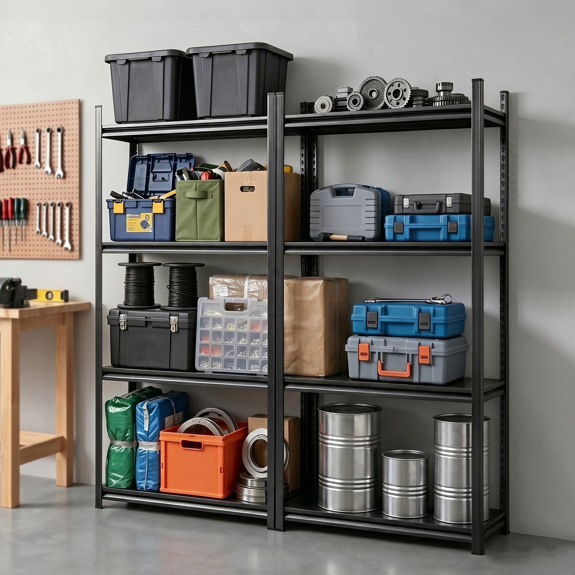 Giantz Garage Shelving 1.8X1.8m Warehouse Rack Storage Shelves Workshop Racks Steel 1 Giantz Garage Shelving 1.8X1.8m Warehouse Rack Storage Shelves Workshop Racks Steel