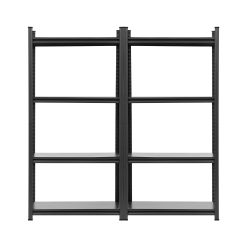 Giantz Garage Shelving 1.8X1.8m Warehouse Rack Storage Shelves Workshop Racks Steel 12 WR F 09040R 180BKX2 03