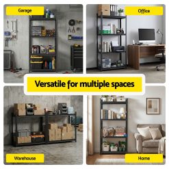 Giantz Garage Shelving 1.8X1.8m Warehouse Rack Storage Shelves Workshop Racks Steel 15 WR F 09040R 180BKX2 06