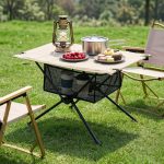 Weisshorn Folding Camping Table 47cm Portable Picnic Desk