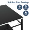Weisshorn BBQ Prep Table Mobile Kitchen Trolley Stainless Steel