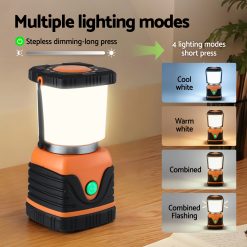 Weisshorn 2-Pack LED Camping Lanterns, 1000LM Super Bright Waterproof Portable Emergency Tent Lights 13 CP LT 1KLM 1SET OR 202512221554 04
