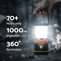 Weisshorn 2-Pack LED Camping Lanterns, 1000LM Super Bright Waterproof Portable Emergency Tent Lights 14 CP LT 1KLM 1SET OR 202512221554 05