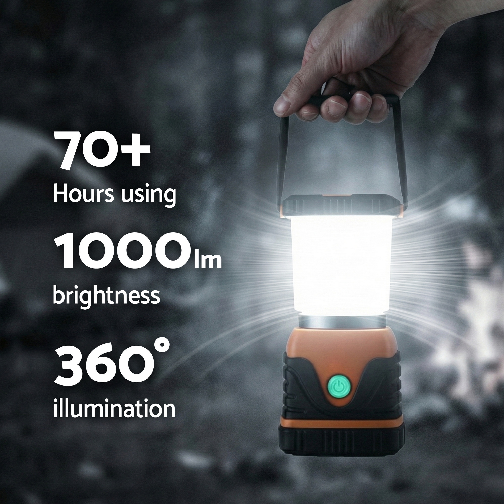 Weisshorn 2-Pack LED Camping Lanterns, 1000LM Super Bright Waterproof Portable Emergency Tent Lights 6 Weisshorn 2-Pack LED Camping Lanterns, 1000LM Super Bright Waterproof Portable Emergency Tent Lights - Image 6