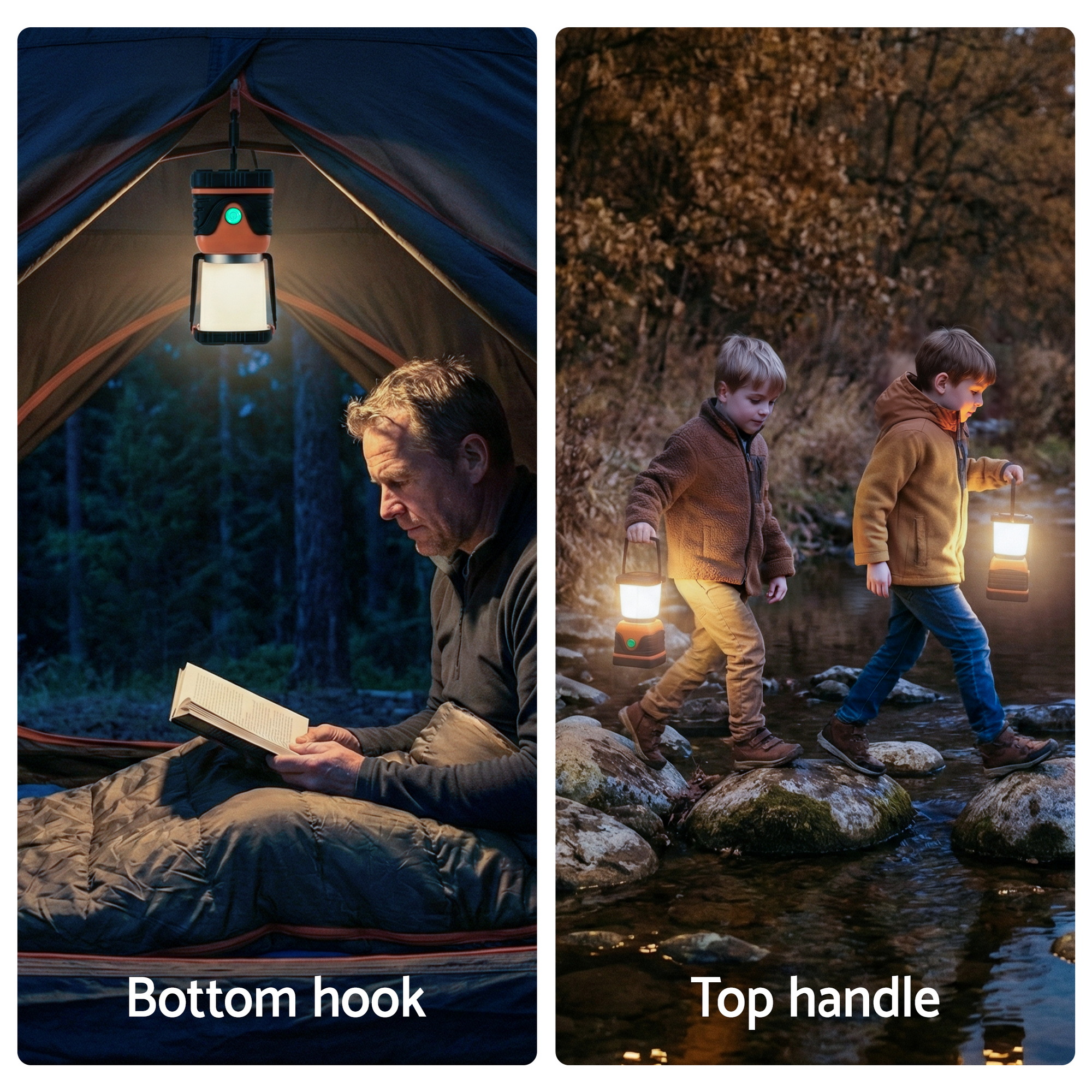Weisshorn 2-Pack LED Camping Lanterns, 1000LM Super Bright Waterproof Portable Emergency Tent Lights 8 Weisshorn 2-Pack LED Camping Lanterns, 1000LM Super Bright Waterproof Portable Emergency Tent Lights - Image 8