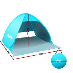 Alternative view of Weisshorn Pop Up Beach Tent Camping Hiking 3 Person Sun Shade Fishing Shelter