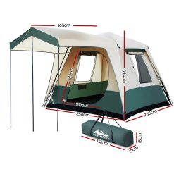 Alternative view of Weisshorn Instant Up Camping Tent 4 Person Pop up Tents Family Hiking Dome Camp