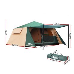 Alternative view of Weisshorn Instant Up Camping Tent 8 Person Pop up Tents Family Hiking Dome Camp