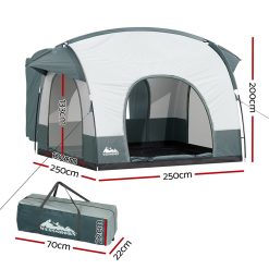 Alternative view of Weisshorn Camping Tent SUV Car Rear Extension Canopy Outdoor Portable Family 4WD